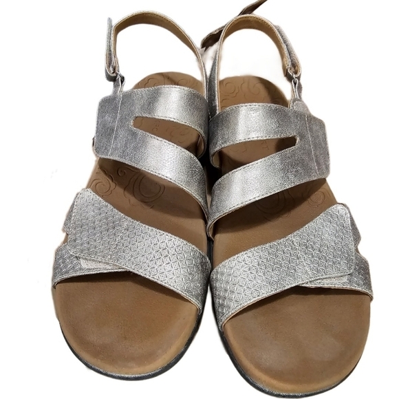 Rockport Women's Ridge Asymmetrical Metallic Sandals - Picture 3 of 8